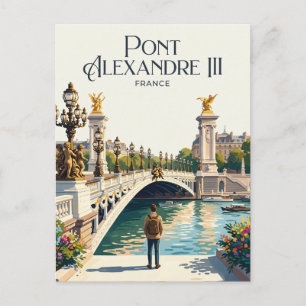 Carte Postale Pont Alexandre III France