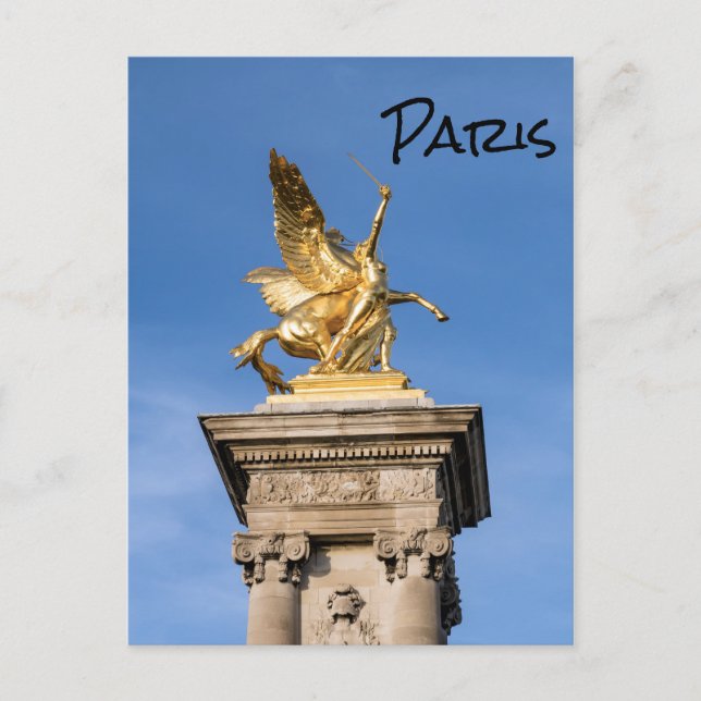 Carte Postale Pont Alexandre tout pont - Paris, France (Devant)