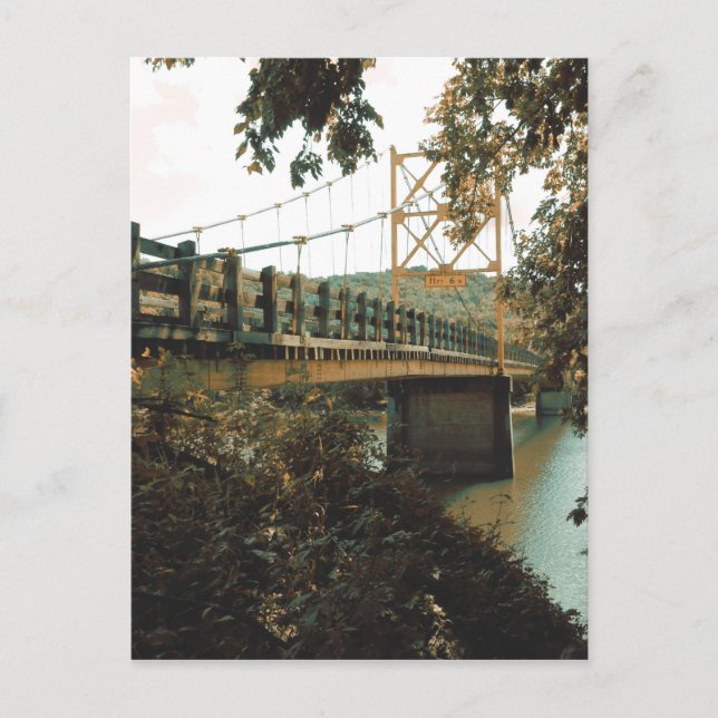 Carte Postale pont beaver en eurêka springs (Devant)