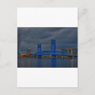 Carte Postale pont bleu jax HDR