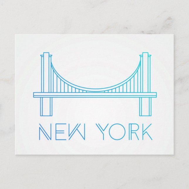 Carte Postale Pont Brooklyn | New York City (Devant)