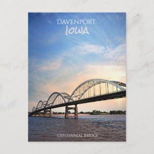 Carte Postale Pont Centennial au-dessus du fleuve Mississippi