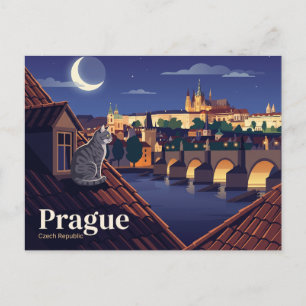 Carte Postale Pont Charles République tchèque