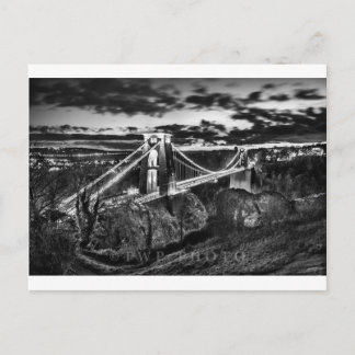 Carte Postale Pont Clifton BW