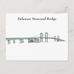 Carte postale: Pont commémoratif du Delaware