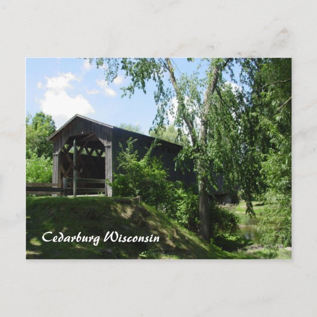 Carte Postale Pont couvert (Devant)