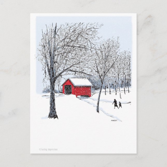 Carte Postale Pont couvert (Devant)