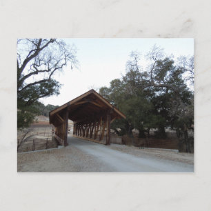 Carte Postale Pont couvert à Halter Ranch, Paso Robles