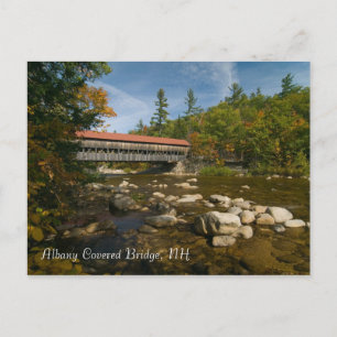 Carte Postale Pont couvert Albany,      PSNostcard