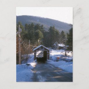 Carte Postale Pont couvert d'ardoise, Swanzey NH