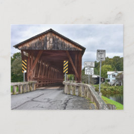 Carte Postale Pont couvert, Downsville, New York