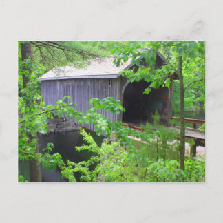 Carte Postale Pont couvert historique, Windham Maine