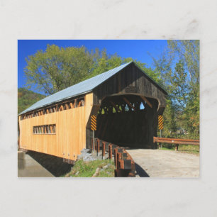 Carte Postale Pont couvert mondial Rockingham Vermont