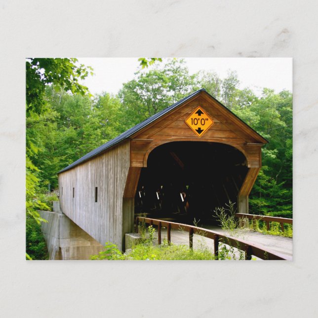 Carte postale Pont couvert New Hampshire (Devant)