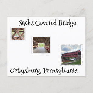 Carte Postale Pont couvert Sachs