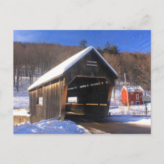 Carte Postale Pont couvert Warren