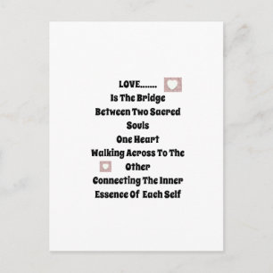 Carte Postale Pont d'amour