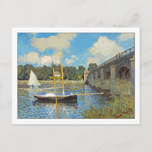 Carte Postale Pont d'Argenteuil par Claude Monet