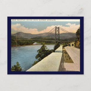 Carte Postale Pont de Bear Mountain, New York, années 1920 Vinta