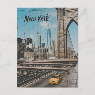 Carte Postale Pont de Brooklyn New York