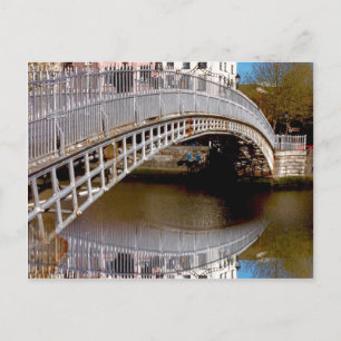 Carte Postale Pont de Dublin Halfpenny