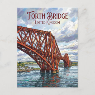 Carte Postale Pont de Forth Royaume-Uni
