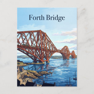 Carte Postale Pont de Forth Royaume-Uni