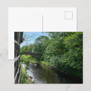 Carte Postale Pont de Hawksclough sur la rivière Calder