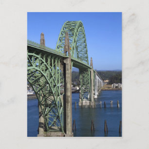 Carte Postale Pont de la baie de Yaquina qui enjambe la baie de 