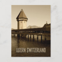 Pont de la Chapelle Lucerne en Suisse
