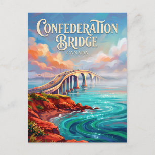 Carte Postale Pont de la Confédération Canada
