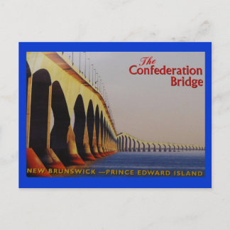 CARTE POSTALE PONT DE LA CONFÉDÉRATION P-E-I CANADA
