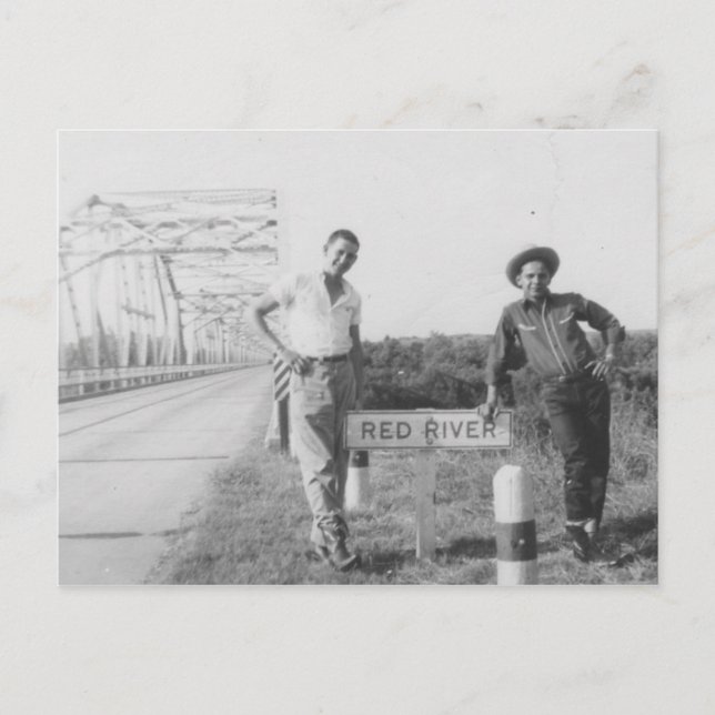 Carte Postale Pont de la rivière Rouge (Devant)