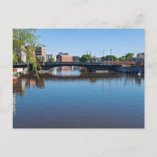 Carte Postale pont de la rue state franchissant la rivière milwa