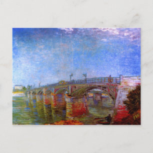 Carte Postale Pont de la Seine à Asnières (F240)Van Gogh Art