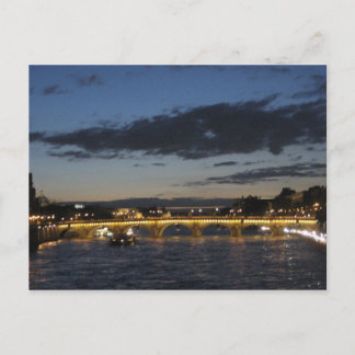 Carte Postale Pont de la Seine au crépuscule
