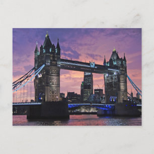 Carte Postale Pont de la Tour de Londres panoramique