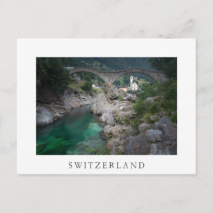 Carte Postale Pont de Lavertezzo dans la vallée de Verzasca, Sui