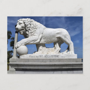 Carte Postale Pont de Lions Sculpture