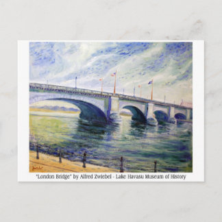 Carte Postale Pont de Londres par Alfred Zwiebel