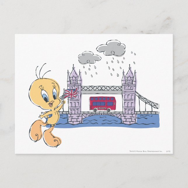 Carte Postale Pont de Londres TWEETY™ (Devant)