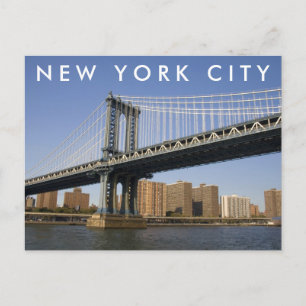 Carte Postale Pont de Manhattan sur l'East River   New York City