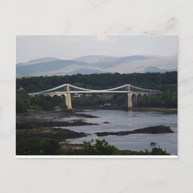 Carte Postale Pont de Menai (Devant)
