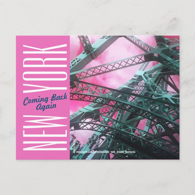 Carte Postale Pont de New York (Devant)