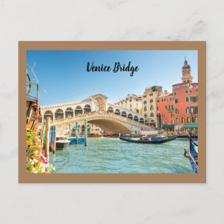 Carte Postale Pont de Rome de Venise