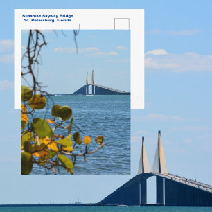 Carte Postale Pont de Tampa Bay Sunshine Skyway Photographie