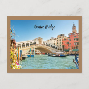 Carte Postale Pont de Venise de Rome
