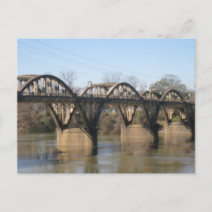 Carte Postale Pont de Wetumpka Photographie du front de rivière