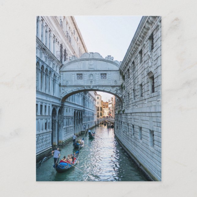 Carte Postale Pont des Soupirs Venise Italie (Devant)
