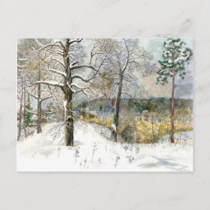 Carte Postale pont d'hiver